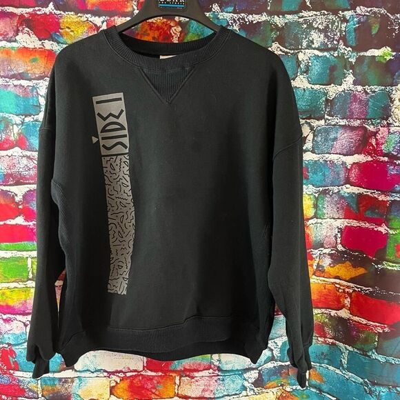 Vintage 90s Nike Side 1 Double Sided Graphic Sweatshirt Size Large Made in USA - Picture 1 of 5